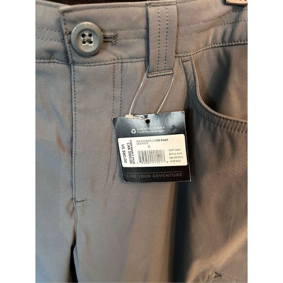 COPY - Eddie Bauer women’s hiking/insulated pants size 4 Gray mid rise straight - Picture 2 of 5